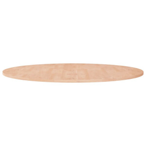 vidaXL Tafelblad rond Ø90x1,5 cm onbehandeld massief eikenhout