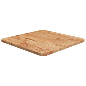vidaXL Tafelblad vierkant 40x40x1,5cm massief eiken lichtbruin