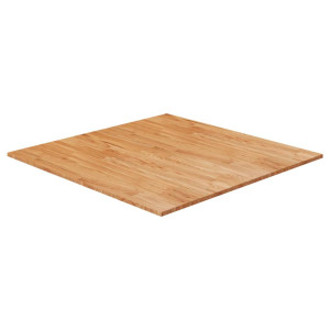 vidaXL Tafelblad vierkant 90x90x2,5 cm massief eiken lichtbruin