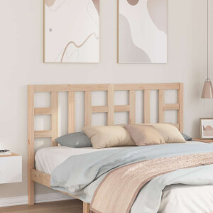 vidaXL Hoofdbord 146x4x100 cm massief grenenhout
