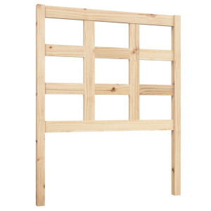 vidaXL Hoofdbord 80,5x4x100 cm massief grenenhout