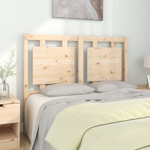 vidaXL Hoofdbord 125,5x4x100 cm massief grenenhout