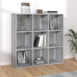 vidaXL Boekenkast 98x29x97,5 cm grijs sonoma eikenkleurig