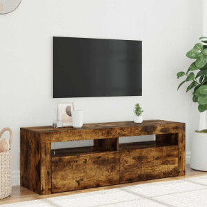 vidaXL Tv-meubel met LED-verlichting 120x35x40 cm sonoma eikenkleurig