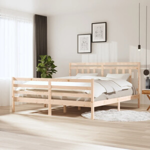 vidaXL Bedframe massief hout 180x200 cm
