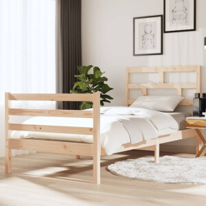 vidaXL Bedframe massief hout 90x190 cm