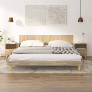 vidaXL Nachtkastjes 2 st 40x35x47 cm sonoma eikenkleurig