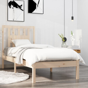 vidaXL Bedframe massief hout 90x190 cm