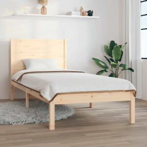 vidaXL Bedframe zonder matras massief grenenhout 90x200 cm
