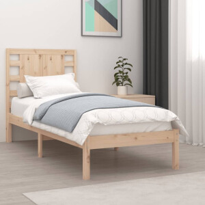 vidaXL Bedframe zonder matras massief grenenhout 90x200 cm