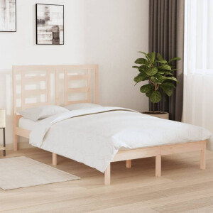vidaXL Bedframe zonder matras massief grenenhout 120x200 cm