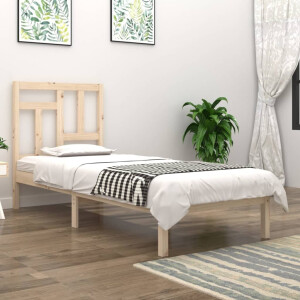 vidaXL Bedframe zonder matras massief grenenhout 90x190 cm