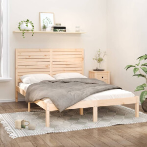 vidaXL Bedframe massief hout 150x200 cm