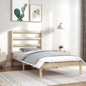 vidaXL Bedframe zonder matras massief grenenhout 90x200 cm