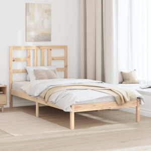 vidaXL Bedframe massief hout 100x200 cm