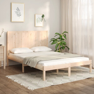 vidaXL Bedframe zonder matras massief grenenhout 120x200 cm