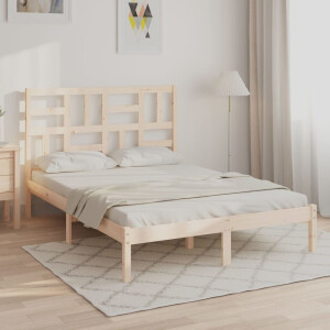 vidaXL Bedframe zonder matras massief hout 120x200 cm