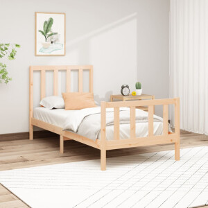 vidaXL Bedframe zonder matras massief grenenhout 90x200 cm