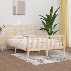 vidaXL Bedframe zonder matras massief grenenhout 120x200 cm