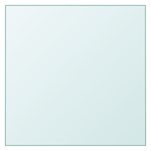 vidaXL Tafelblad 40x40 cm gehard glas transparant