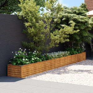 vidaXL Plantenbak verhoogd 482x50x36 cm cortenstaal