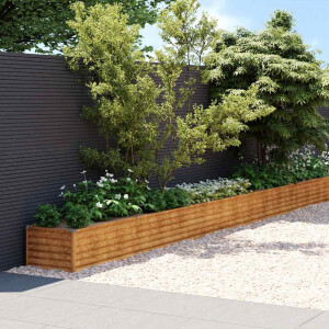 vidaXL Plantenbak verhoogd 770x50x36 cm cortenstaal