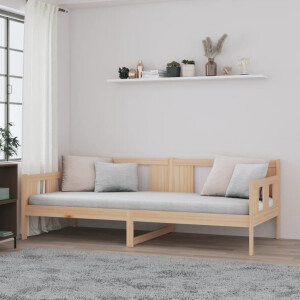vidaXL Slaapbank massief grenenhout 90x190 cm