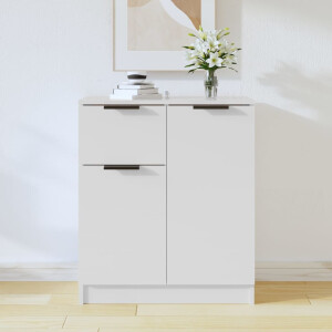 vidaXL Dressoir 60x30x70 cm bewerkt hout wit