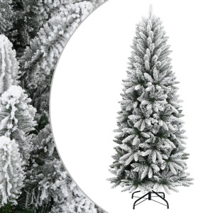 vidaXL Kunstkerstboom met sneeuw 150 cm PVC en PE
