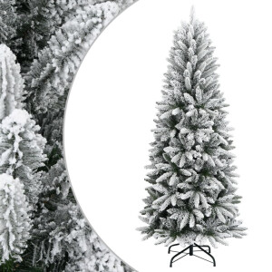 vidaXL Kunstkerstboom met sneeuw 180 cm PVC en PE