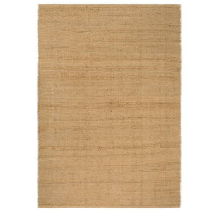 vidaXL Vloerkleed rechthoekig 160x230 cm jute naturel