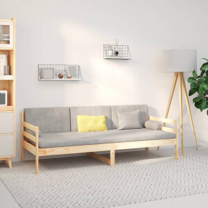 vidaXL Slaapbank zonder matras 90x190 cm massief grenenhout