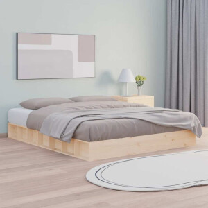 vidaXL Bedframe massief hout 150x200 cm