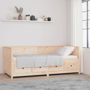 vidaXL Slaapbank zonder matras 80x200 cm massief grenenhout