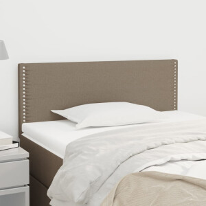 vidaXL Hoofdbord 80x5x78/88 cm stof taupe