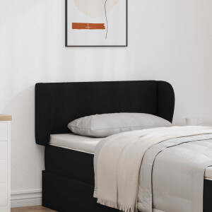 vidaXL Hoofdbord oor Zwart 40 x 23 x 6 cm PVC