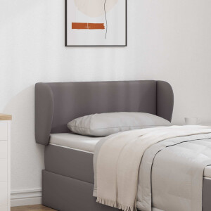 vidaXL Hoofdbord oor Dim Grijs 40 x 23 x 6 cm PVC