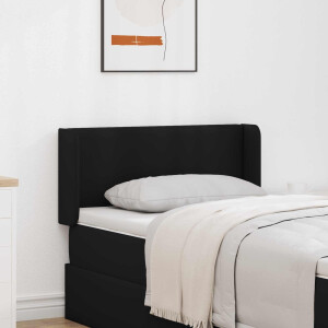 vidaXL Hoofdbord oor Zwart 40,5 x 40,5 x 4 cm PVC