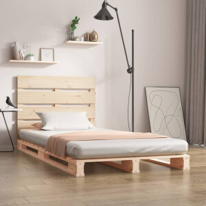 vidaXL Bedframe zonder matras massief grenenhout 90x200 cm