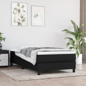 vidaXL Pocketveringmatras medium 80x200x20 cm stof zwart