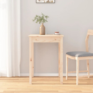 vidaXL Eettafel 55x55x75 cm massief grenenhout