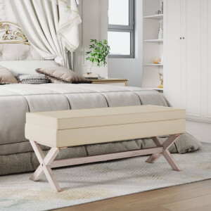 vidaXL Opbergkruk 110x45x49 cm linnen