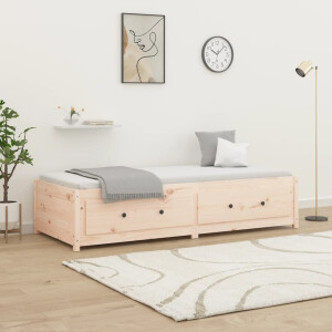 vidaXL Slaapbank 75x190 cm massief grenenhout