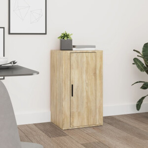 vidaXL Dressoir 40x33x70 cm bewerkt hout sonoma eikenkleurig