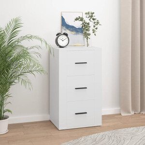 vidaXL Dressoir 40x33x70 cm bewerkt hout wit
