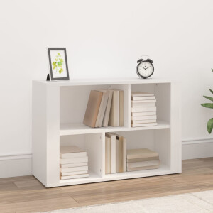 vidaXL Dressoir 80x30x54 cm bewerkt hout wit