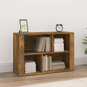 vidaXL Dressoir 80x30x54 cm bewerkt hout gerookt eikenkleurig