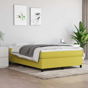 vidaXL Boxspring bed 140x200 cm stof groen