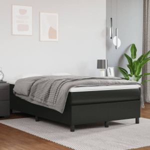 vidaXL Bedframe kunstleer zwart 120x200 cm