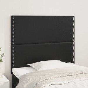 vidaXL Hoofdbord zwart 90x5x118/128 cm kunstleer